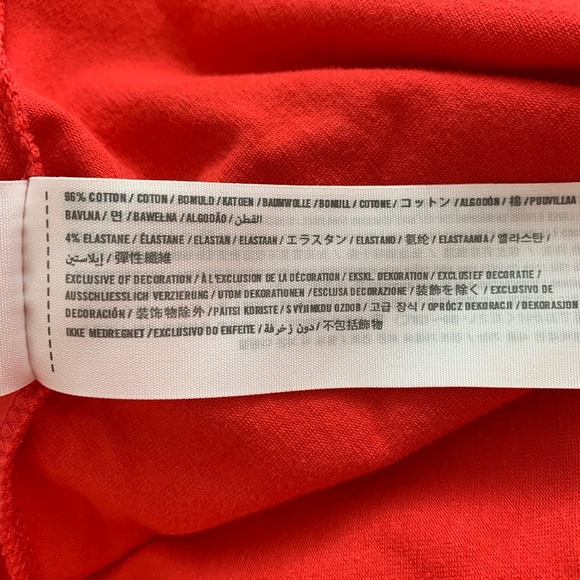 Hollister Peach Cutout Fit & Flare Mini Dress Medium Women’s - Picture 8 of 9